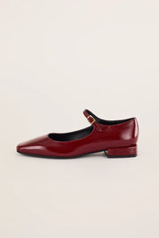 Glossy leather ankle-strap Mary Jane