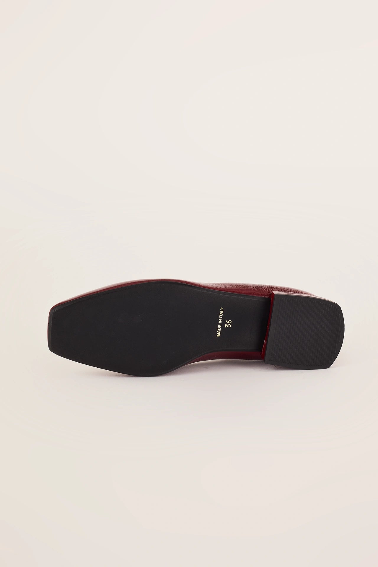 Glossy leather ankle-strap Mary Jane