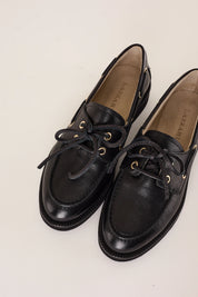 Mocassini da barca con suola in gomma