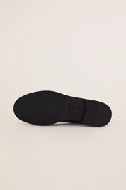 Round-toe Mary Janes with rubber sole