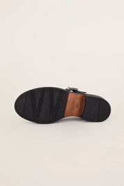 T-bar shoes with cut-out eyelets