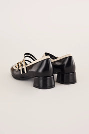 Retro Mary Jane with triple straps
