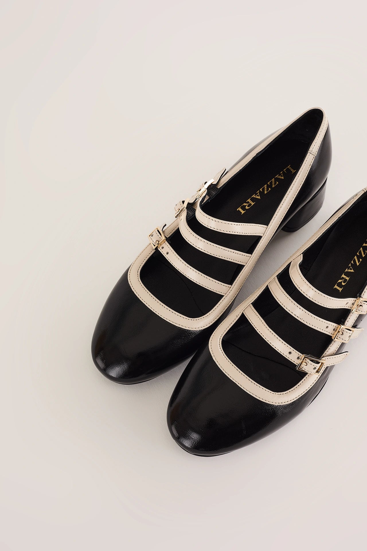 Retro Mary Jane with triple straps