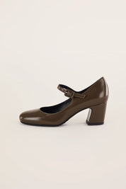 Soft patent leather Mary Jane 6 cm