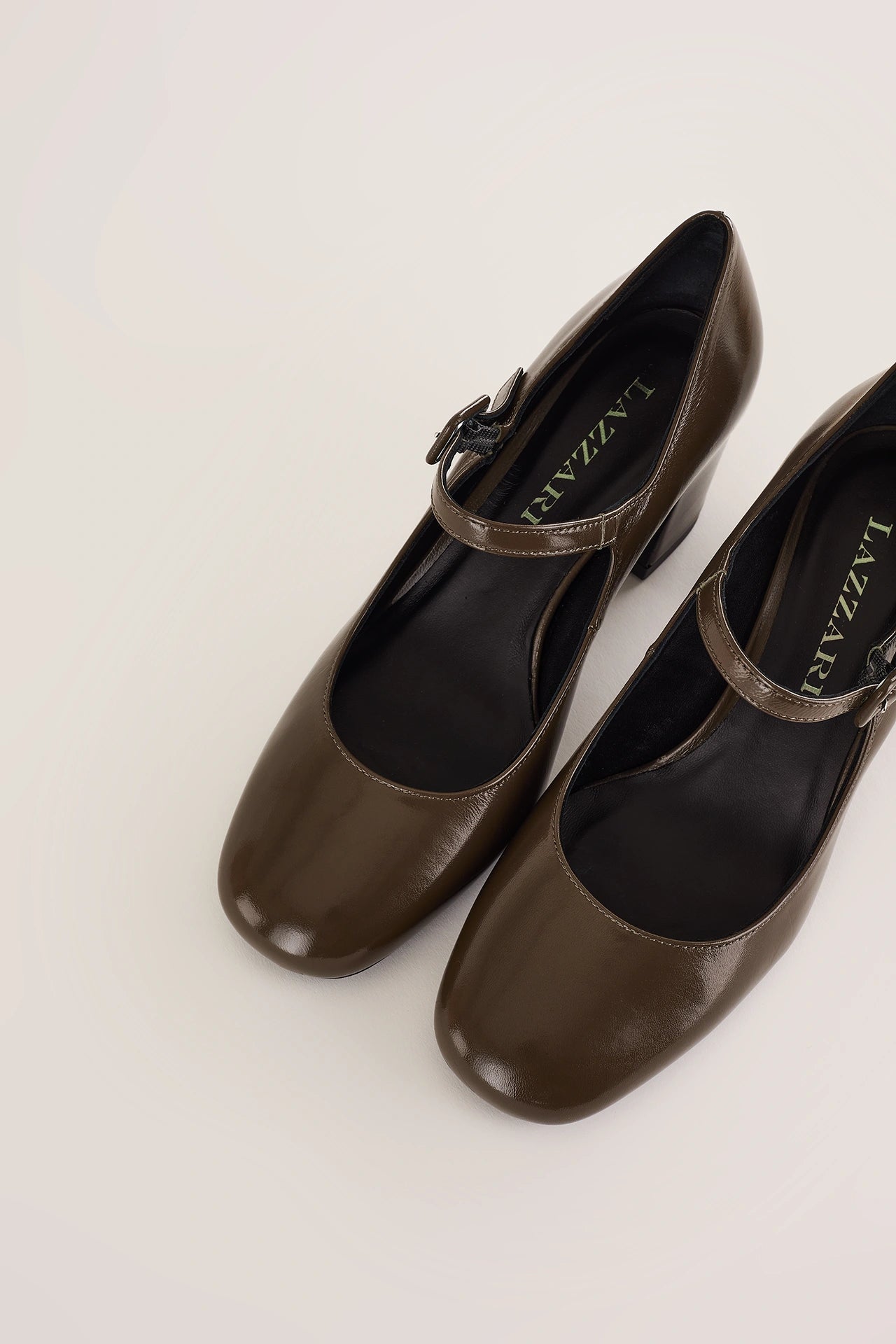 Soft patent leather Mary Jane 6 cm