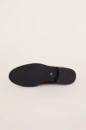 Suede ankle boots with double zip