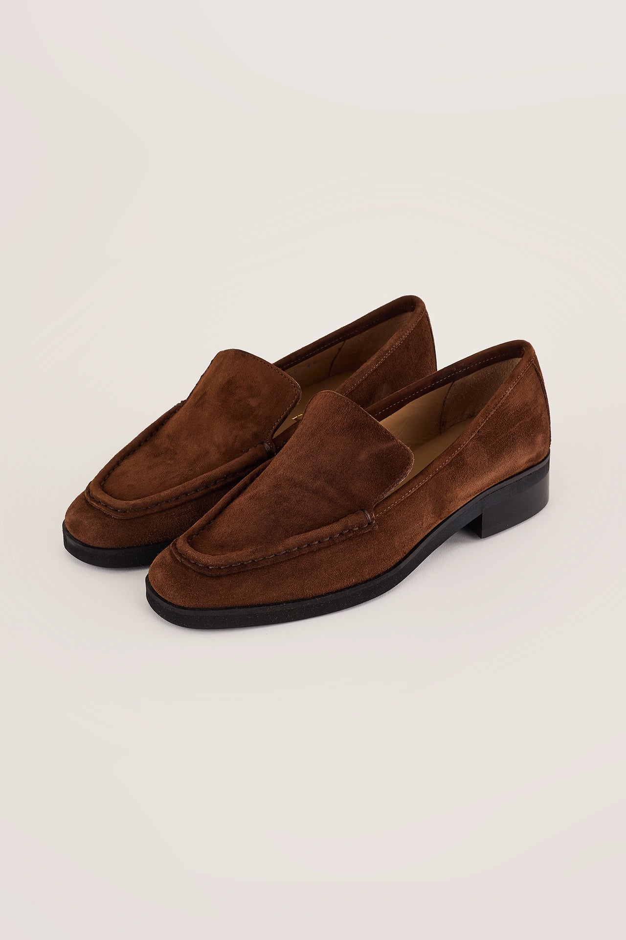 Suede loafers