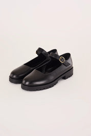 Mary Janes with rubber sole