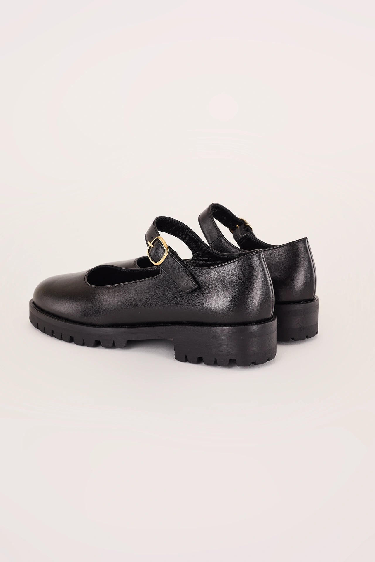 Mary Janes with rubber sole