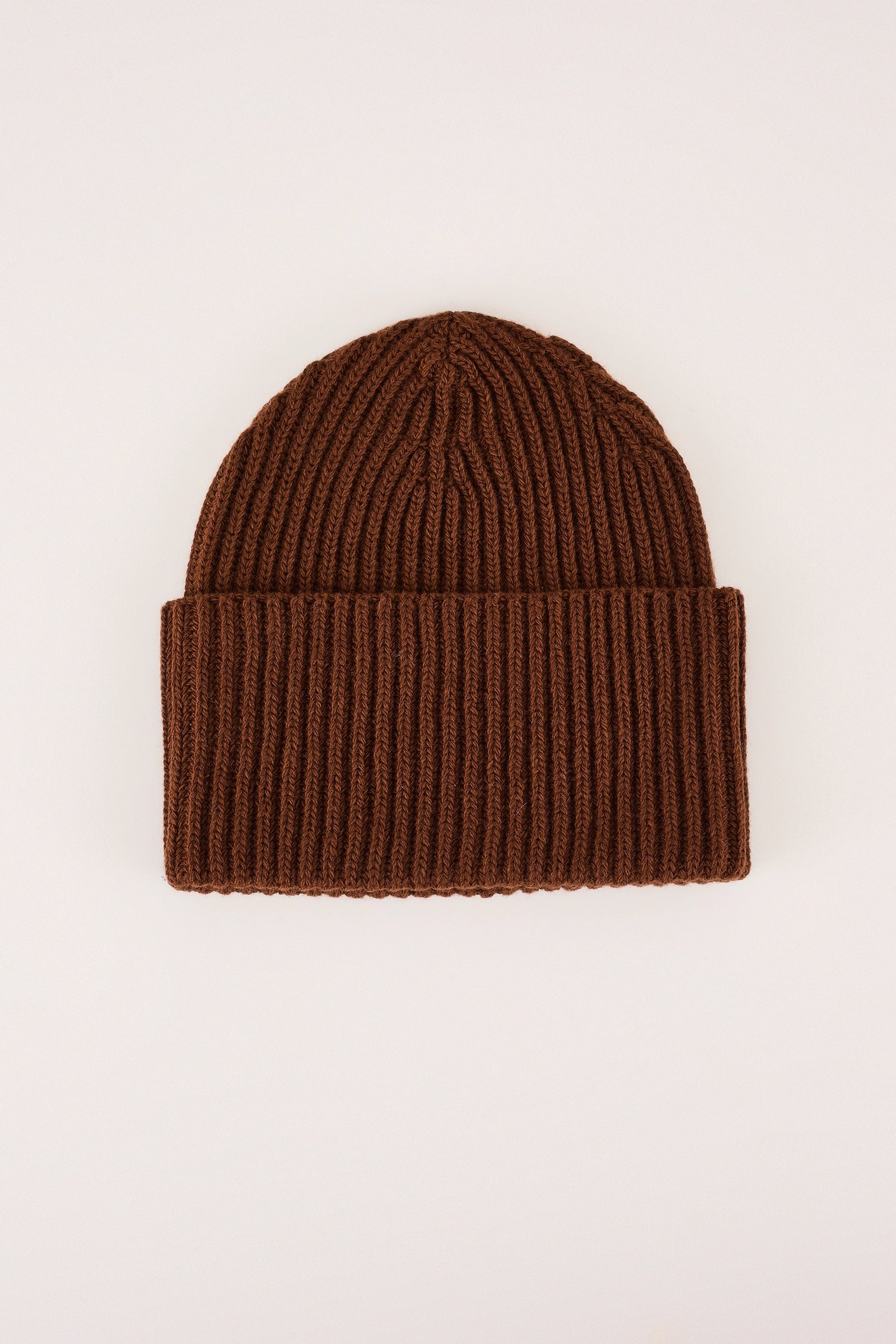 Berretto in lana a coste