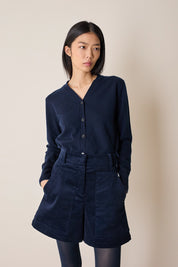 Cardigan sottile con scollo a V