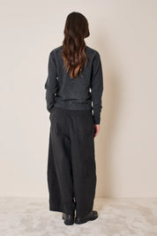 Cardigan sottile con scollo a V