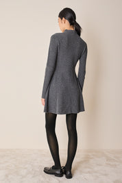 Abito in maglia a coste