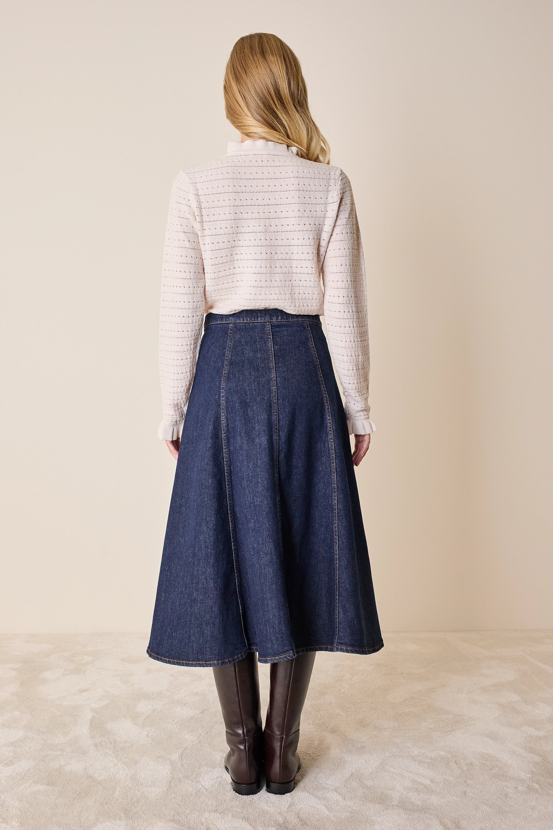 Maglia traforata con laccetto