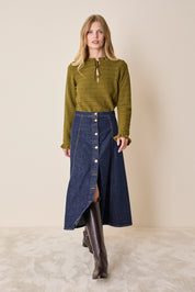 Maglia traforata con laccetto