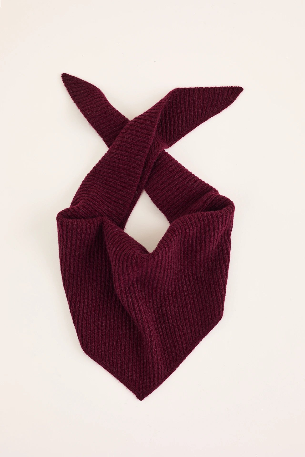 Sciarpina a triangolo in cashmere