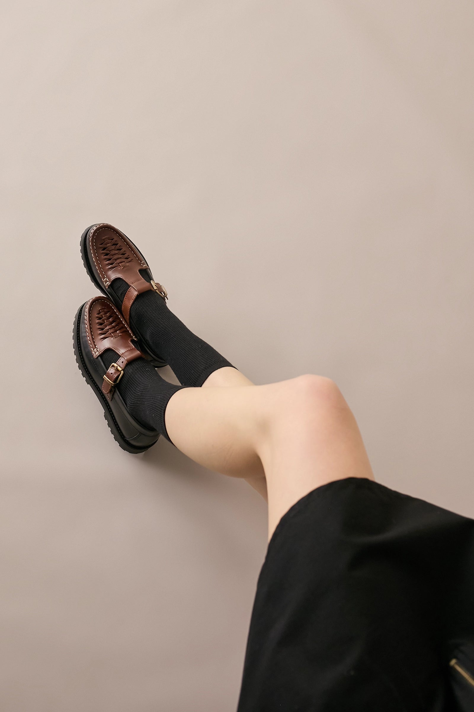 Mocassini t-bar – Bianco