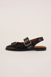 Slingback con fibbie