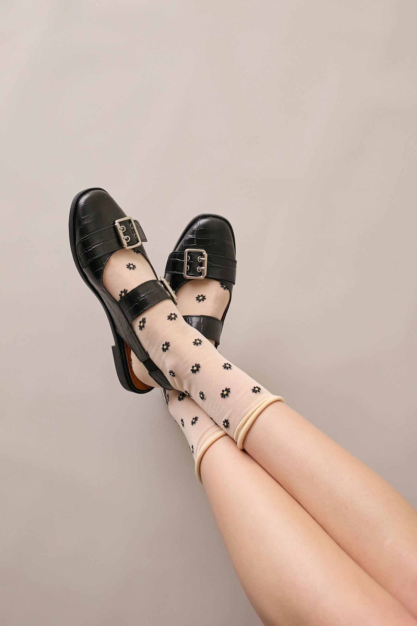 Slingback con fibbie