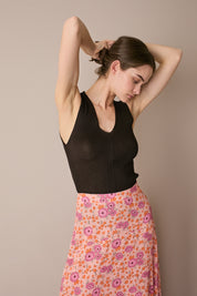 Canottiera in maglia di cotone