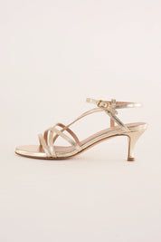 Sandali tacco 5 cm con listini