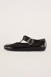 Scarpe T-bar con suola in gomma