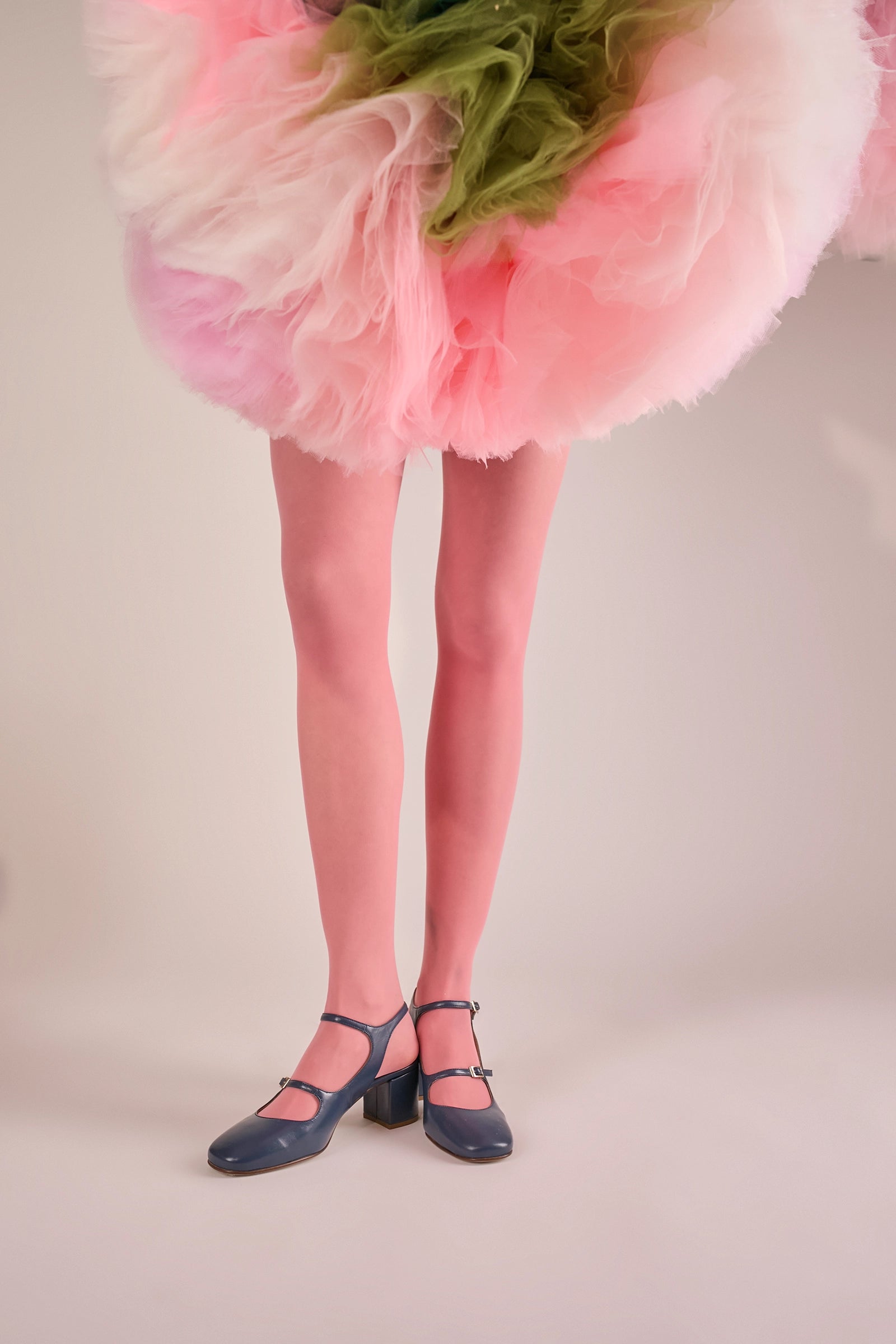 Slingback con tacco 5 cm e doppio laccetto