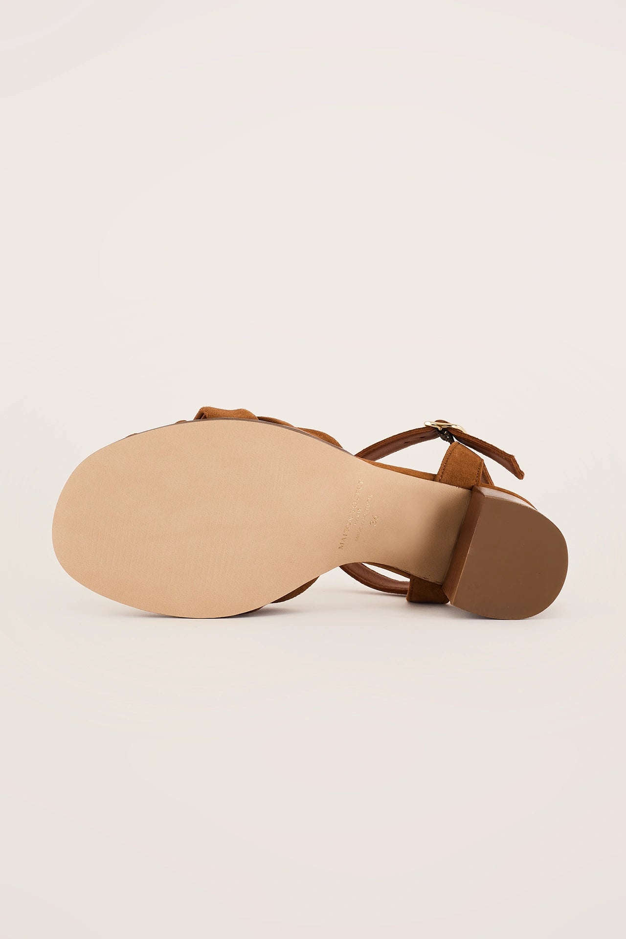 Sandali con tacco largo – Maison Toufet