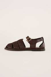 Sandali in pelle intrecciata – Maison Toufet