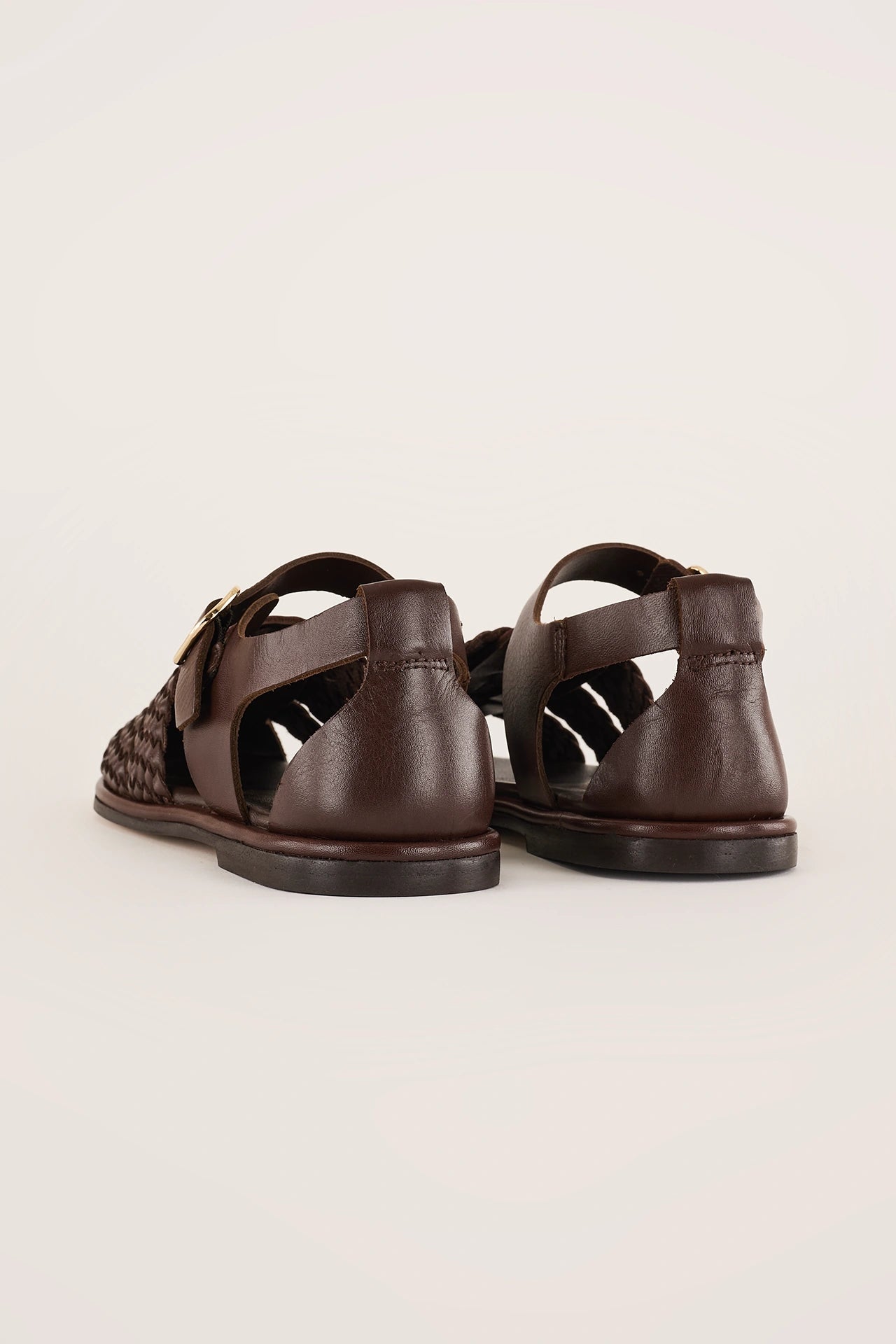 Sandali in pelle intrecciata – Maison Toufet