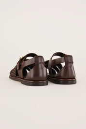 Sandali in pelle intrecciata – Maison Toufet