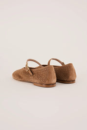Mary Jane in pelle intrecciata