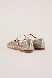 Mary Jane in pelle intrecciata