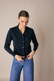 Cardigan sottile in cotone
