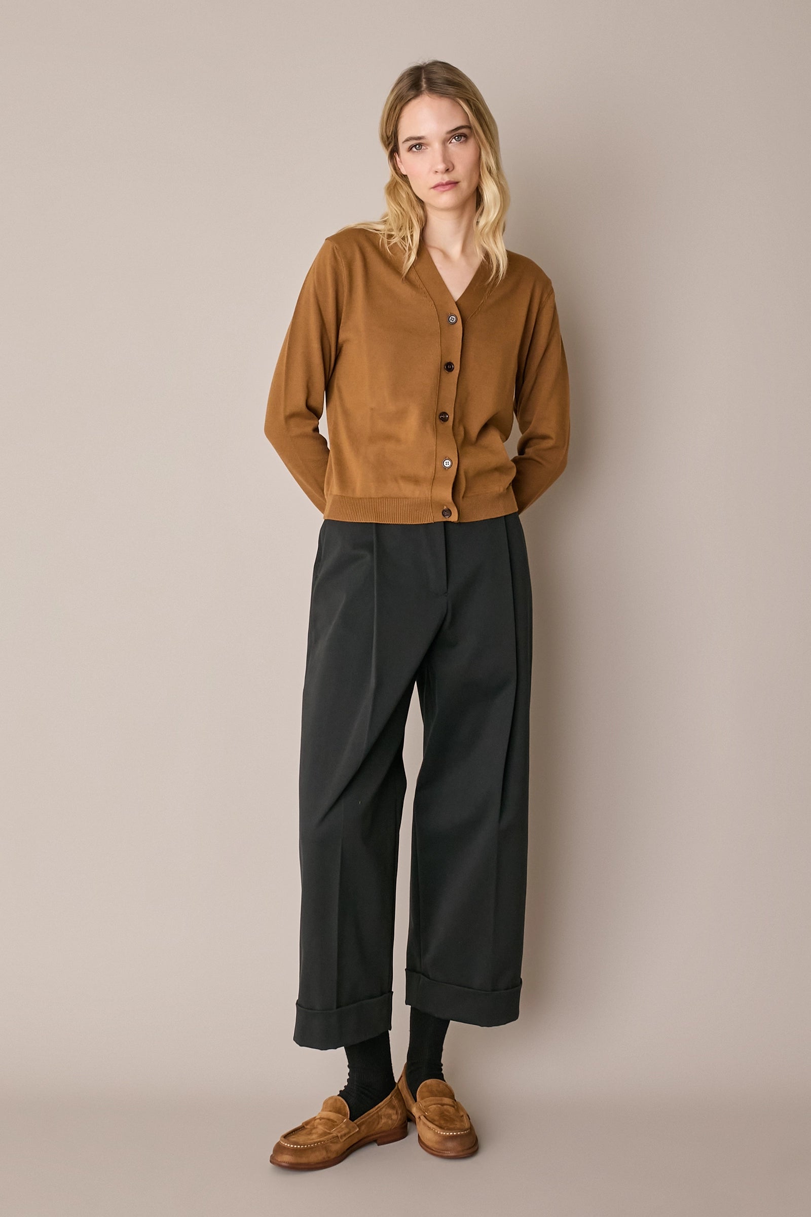 Cardigan sottile in cotone