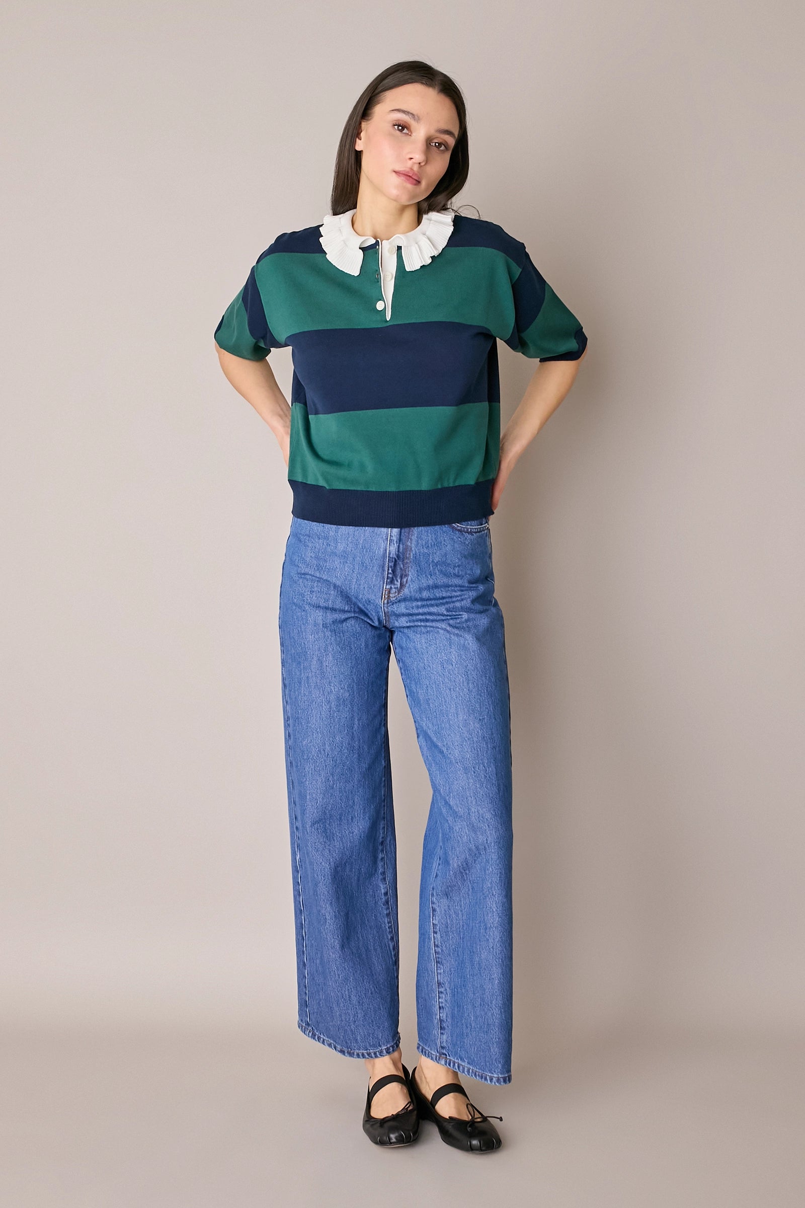 Polo rugby a maniche corte