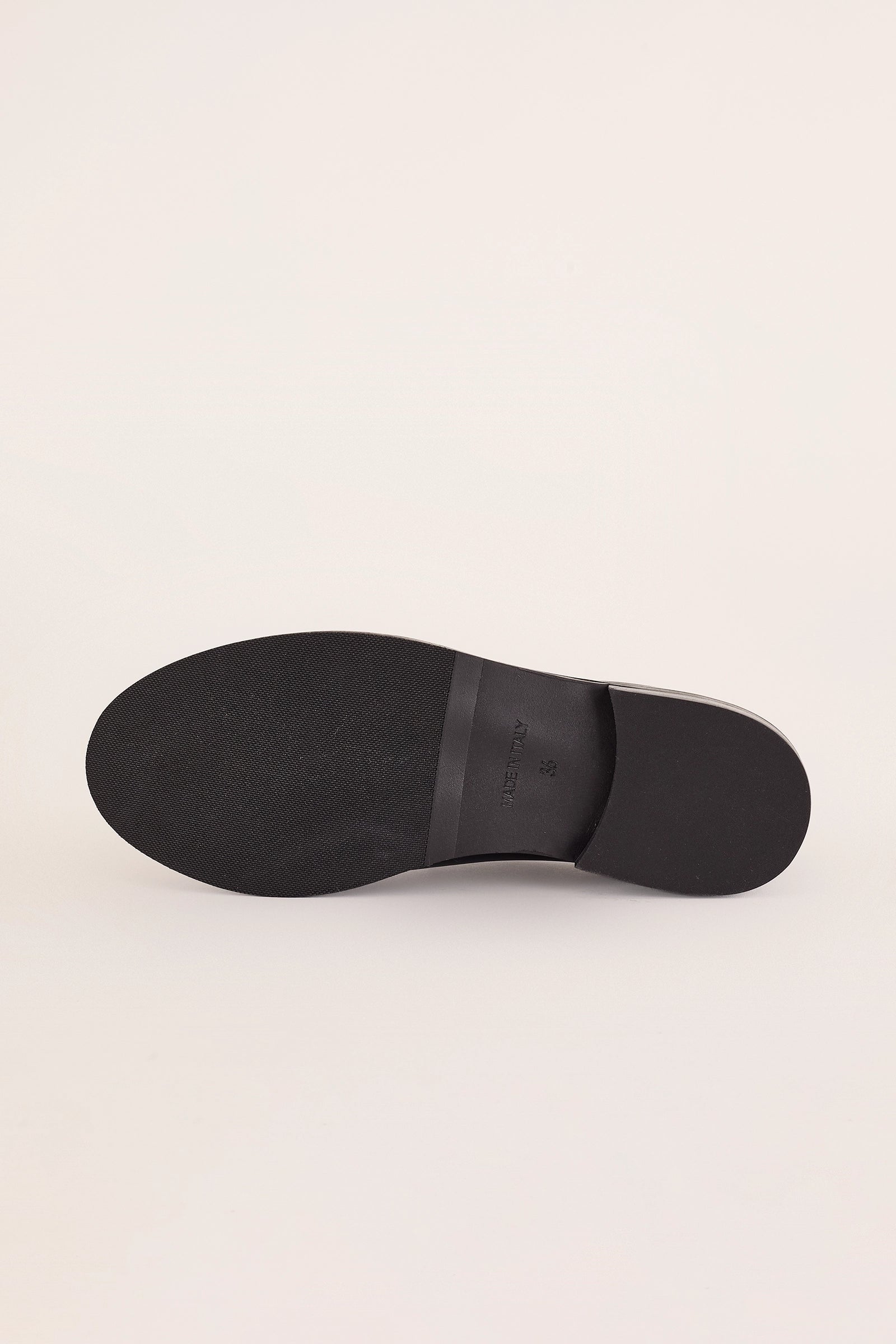 scarpe stringate classiche nero, suola in gomma