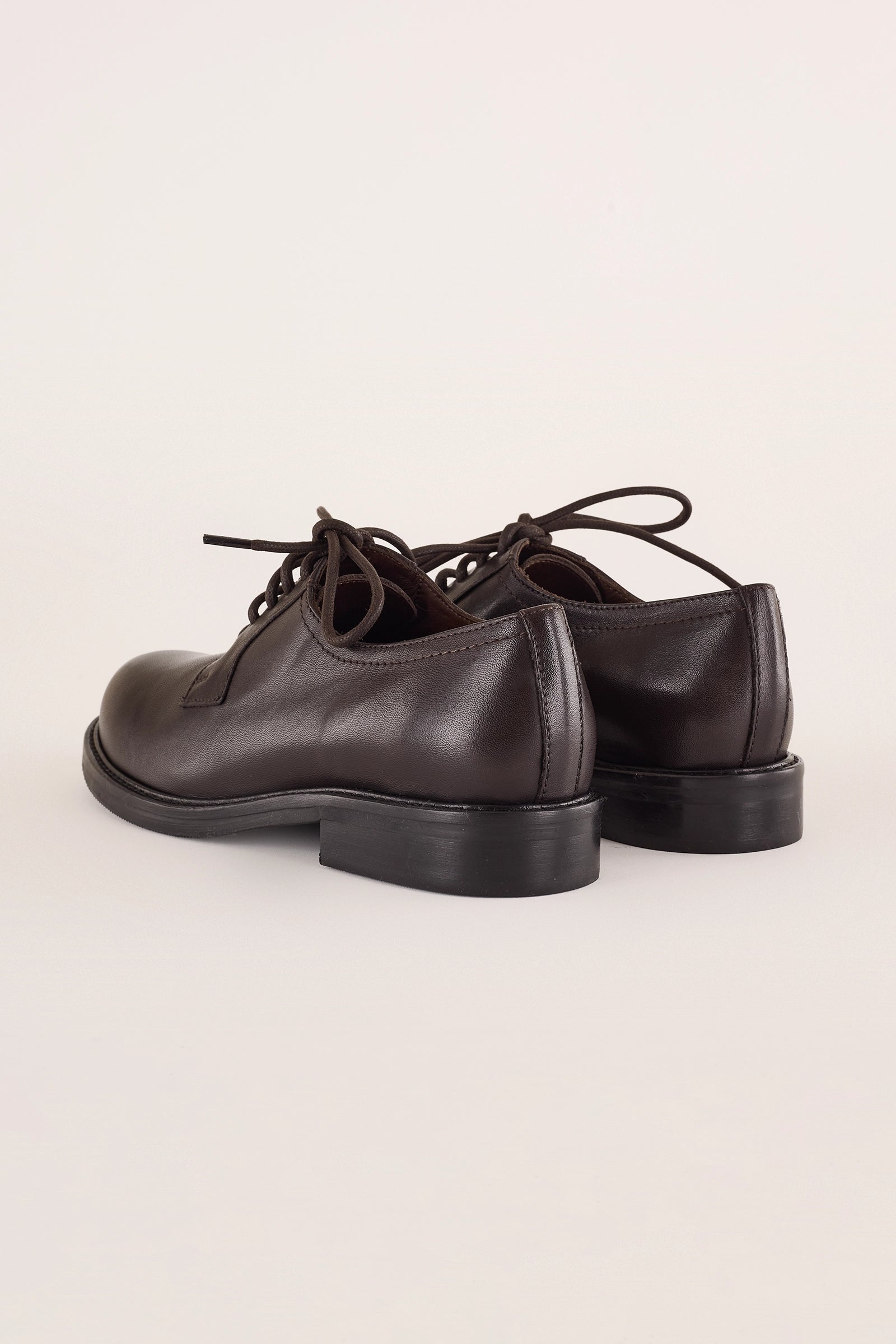 scarpe stringate classiche testa di moro, vera pelle