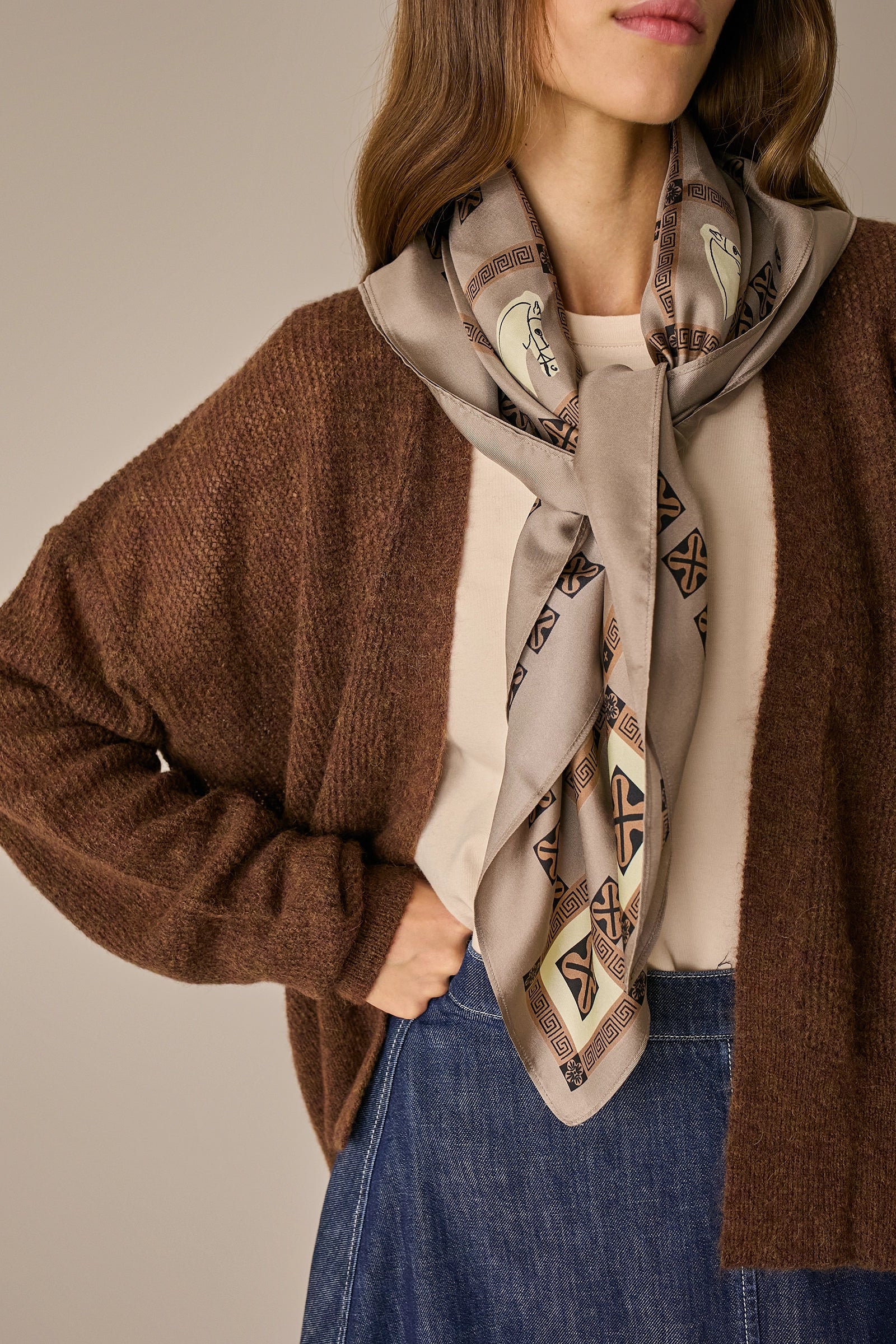 Foulard grande in seta