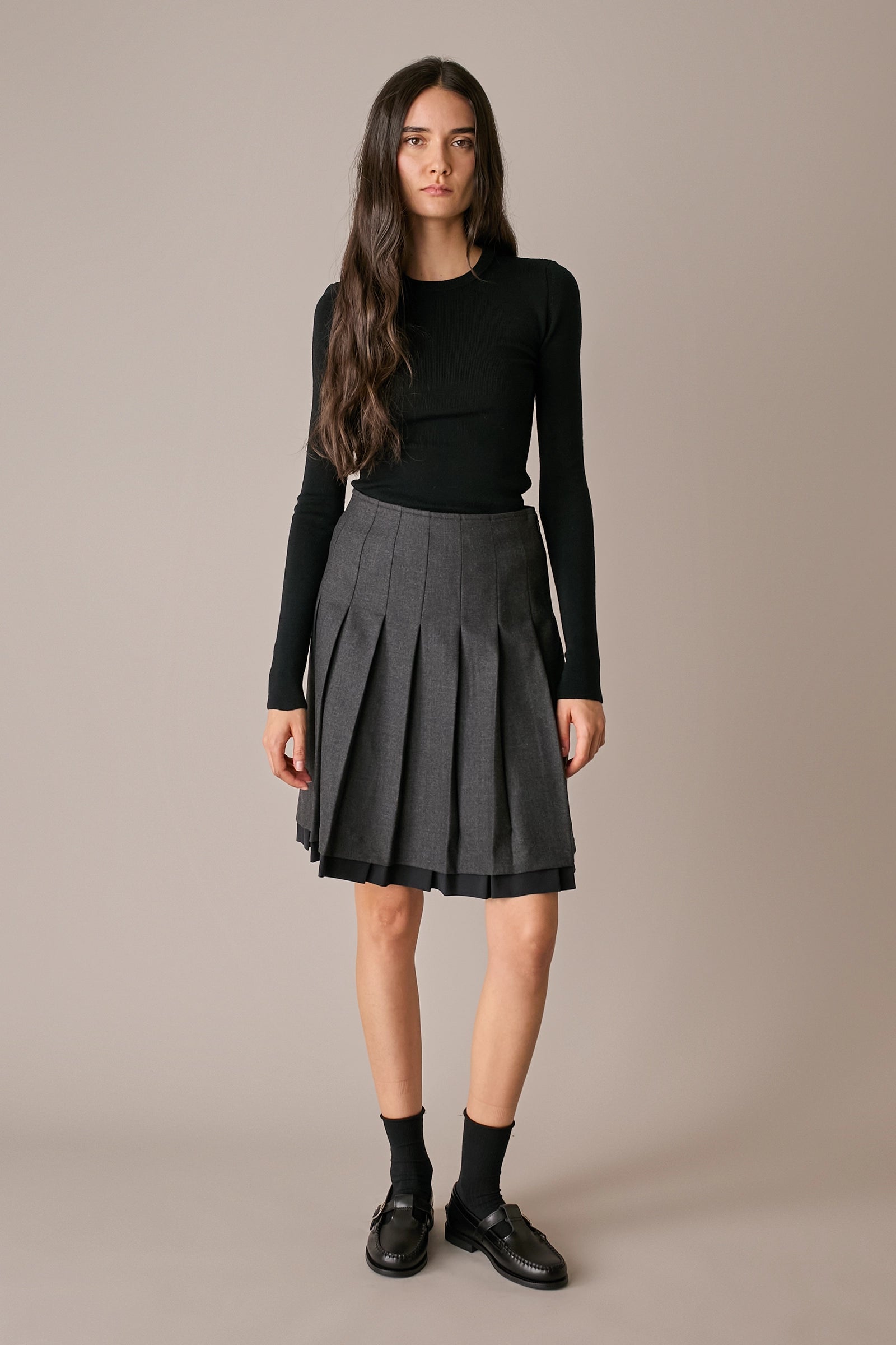 Maglia girocollo in lana Merino extrafine