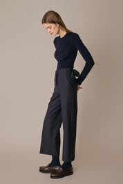 Maglia girocollo in lana Merino extrafine