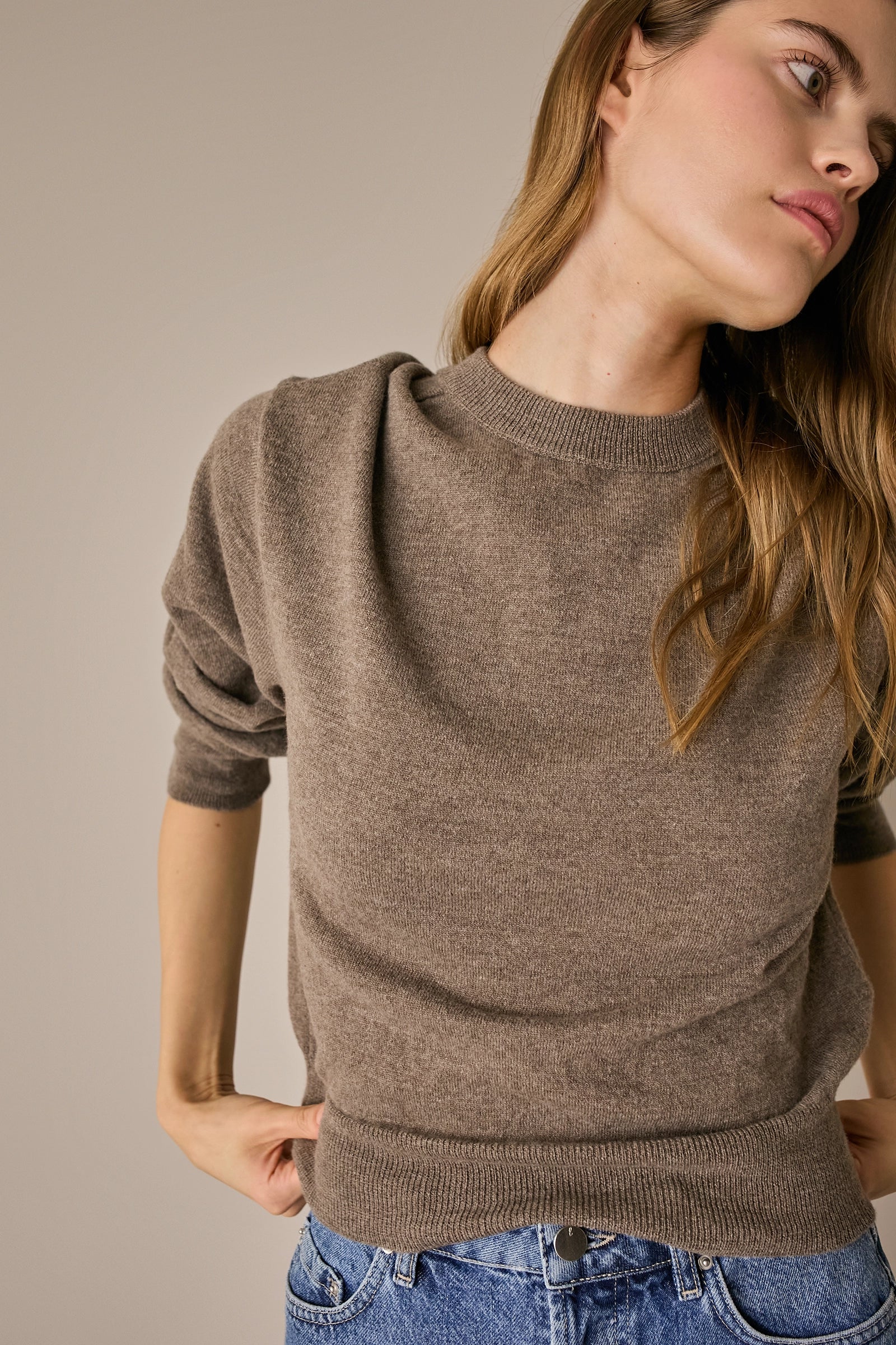 Maglia girocollo over