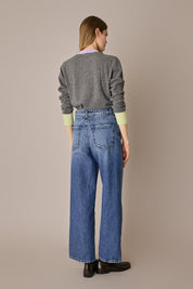 Cardigan colour block