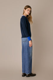 Cardigan colour block